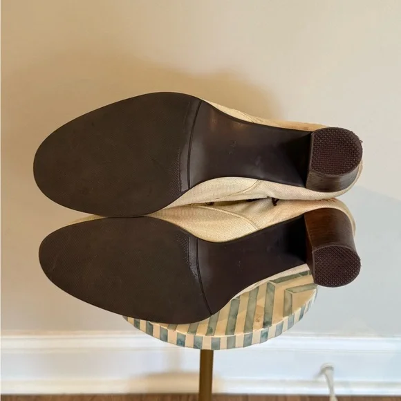 The Hippie Shake Penny Lane Cream Floral Embroidered Lace Up Boots - Picture 4 of 5